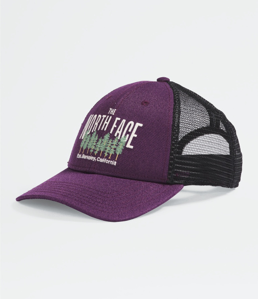 Бейсболка TNF Embroidered Mudder Trucker (Мужской,Женский; one size; BlackCurrantPurple Graphic)